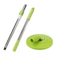 thumbnail image 1 of Spin Mop Replacement Mop Handle,Microfiber Spin Mops Replacement Handle,360 Degrees Rotating Telescopic Replacement Mop Stick with Plastic Disc for Spin Mop Bucket Cleaning System(Z2-Green), 1 of 5