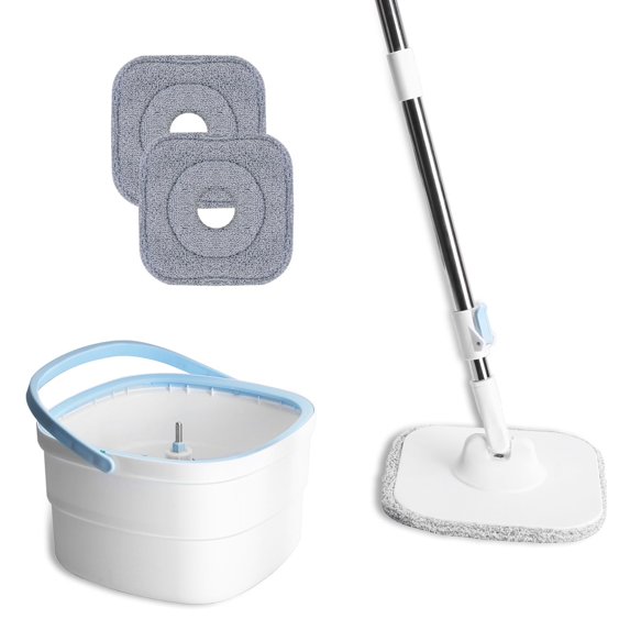 Spin Mop and Bucket with Wringer Set