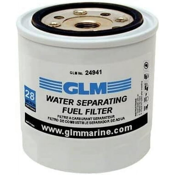 Spin On Fuel Filter/Water Separator for Mecruiser 2.5L, 3.0L, 4.3L, 5.0L, 5.7L, 6.2L, 7.4L, 8.1L, 8.2L by FASWORX