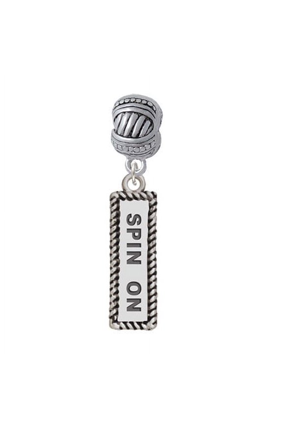 Spin On - Large Rope with Cross Beads Charm Bead