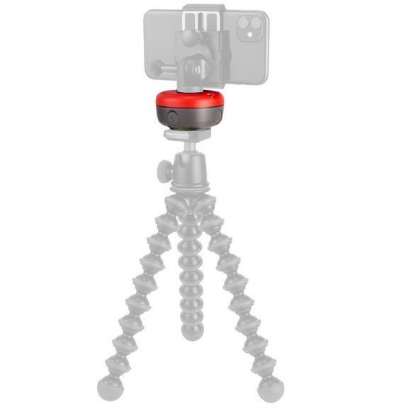 JOBY Spin Bluetooth Electronic Head, Motion Control, Motorized Mobile Phone Panning Base, Video Panoramic, Tripod Mount, Vlogging, Content Creation, Motion Filming, Time-Lapse, Time Lapse, App
