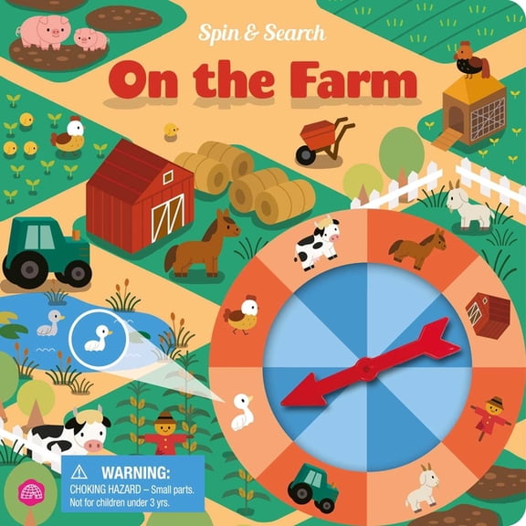 Spin & Search on the Farm: The Perfect Introduction to Search-And-Find Fun for Children Aged 3, 4, 5, (Board Book)