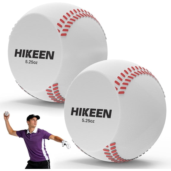 Spin Trainer - 5.25oz Baseball Pitching Trainer, Spin Grip Baseball for All Skill Levels, 2 Pack