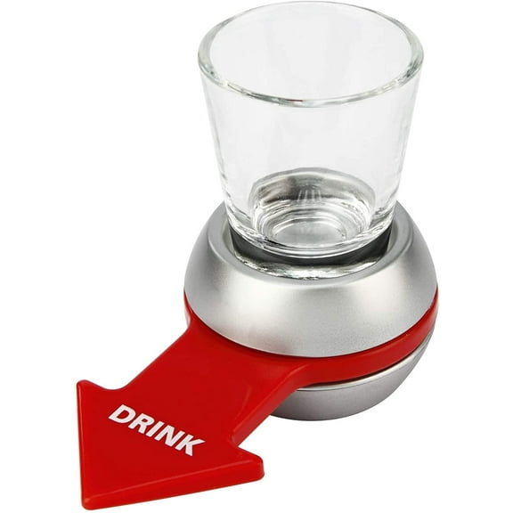 Spin the Shot | Adult Party Drinking Game | Includes 2oz Shot Glass