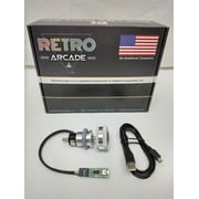 SpinTrack Arcade USB spinner kit by RetroArcade.us, perfect for MAME and Jamma systems Silver