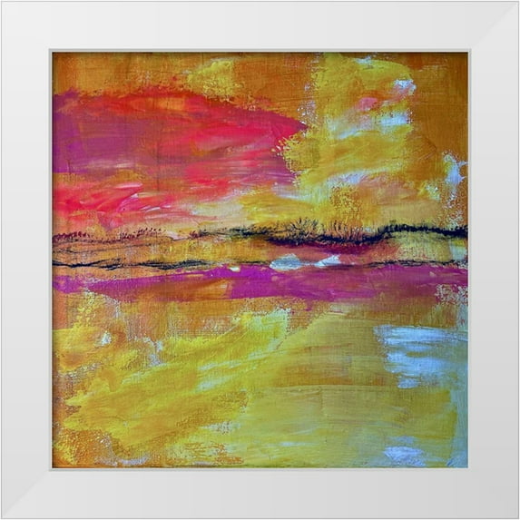 Spina, Phyllis 15x15 White Modern Wood Framed Museum Art Print Titled - Heat Wave