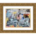 thumbnail image 1 of Spina, Phyllis 24x19 Gold Ornate Wood Framed with Double Matting Museum Art Print Titled - Painted Conversation, 1 of 4
