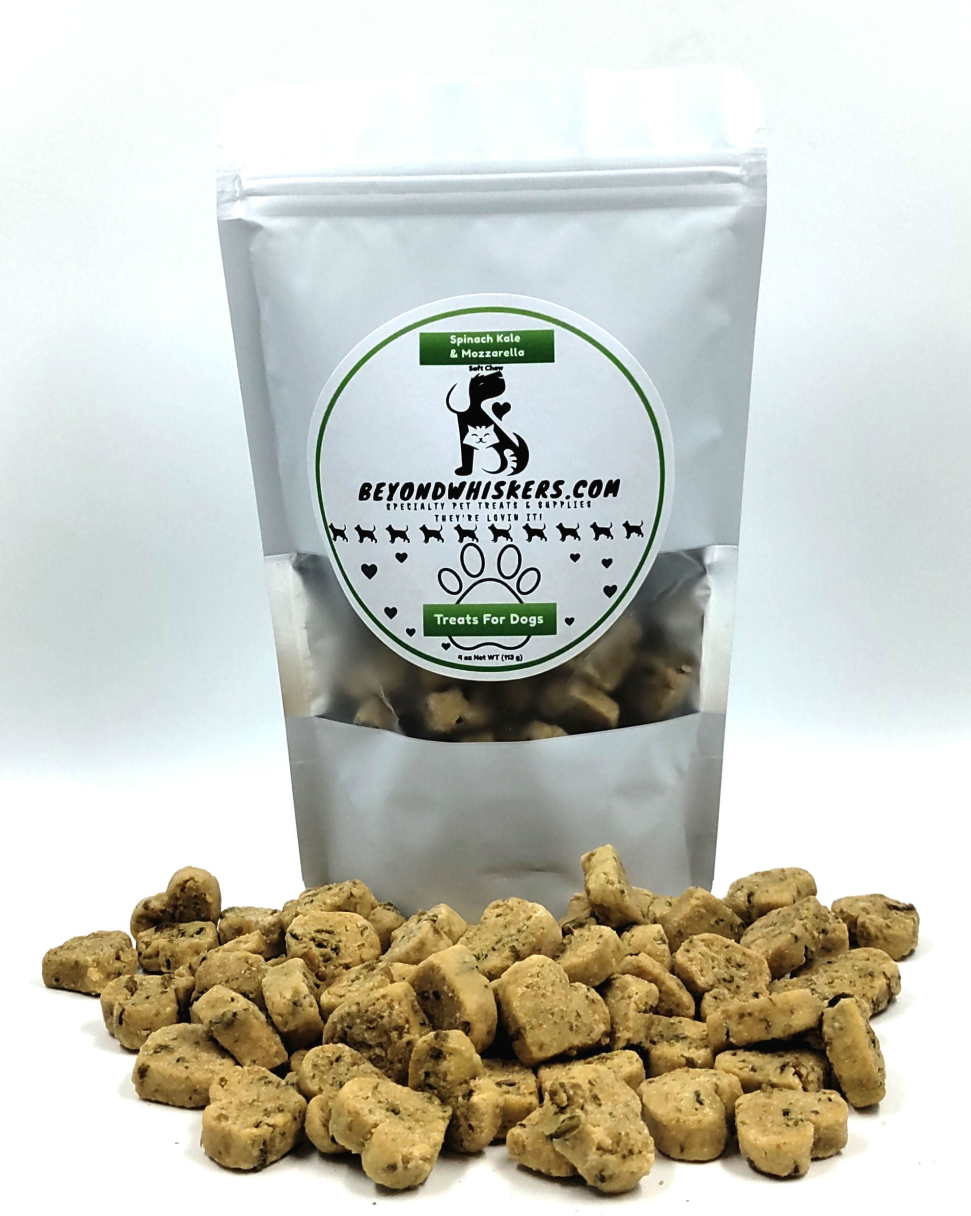 Spinach, Kale and Mozzarella dog treats, Cravers Soft Chew
