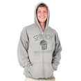 thumbnail image 1 of Spinach Makes Ya Stronger Popeye Zip Up Hoodie Men's Women's Brisco Brands S, 1 of 6