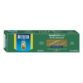 De Cecco Spinach Spaghetti Pasta, Contains Wheat, No Dairy or Soy Allergens, 16 oz