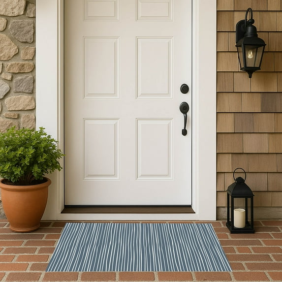 Spinal Column Outdoor Doormat