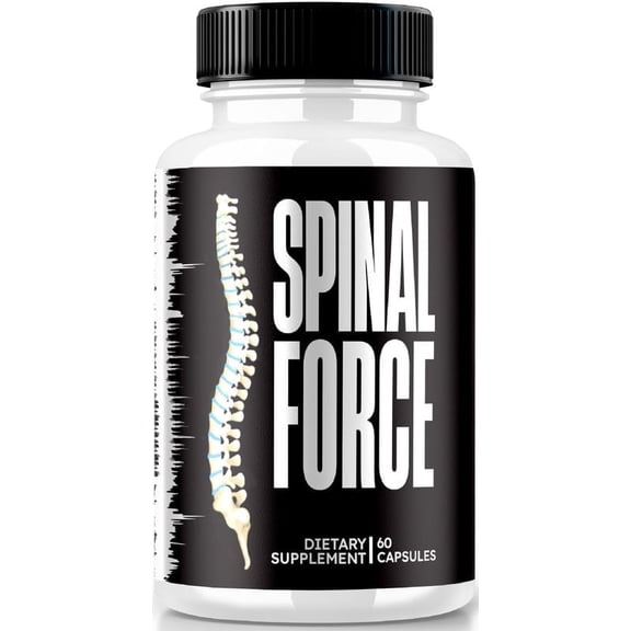 Spinal Force Capsules, SpinalForce Back & Joint Supplement, All-Natural Formula To Suppport Flexibility and Overall Healthy Joints, Official Spinal Force Reviews (60 Capsules)