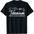 thumbnail image 1 of Spinal Fusion Spine Surgery Back Lumbar Recovery Survivor T-Shirt, 1 of 4