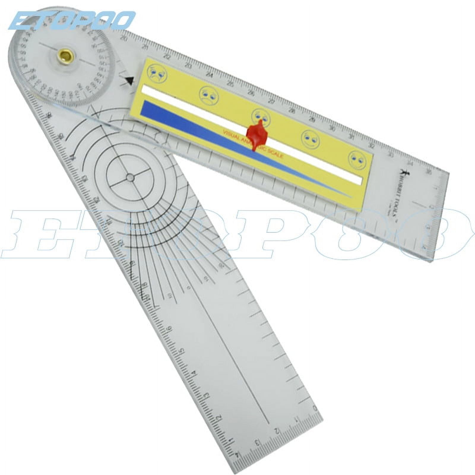 Spinal Goniometer Angle Ruler Professional Medical Therapy Angle Ruler