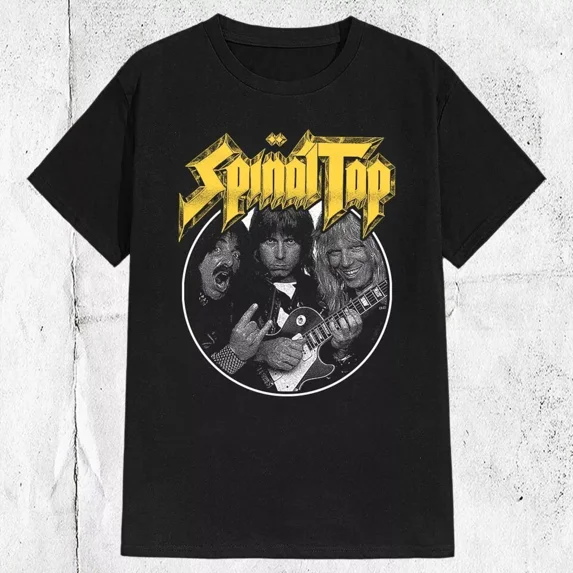 Spinal Tap Black Color Cotton t-Shirt Gift For Fan