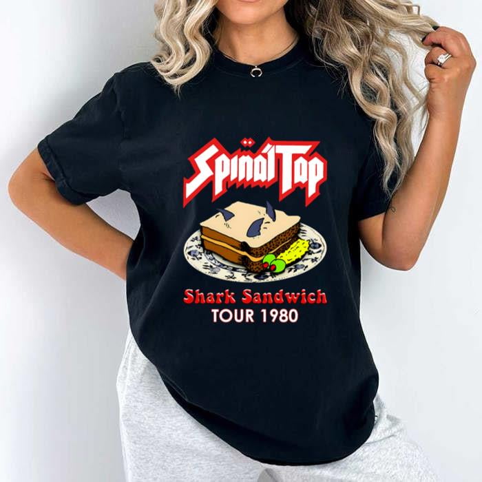 Spinal Tap Shark Sandwich Tour 1980 T Shirt Spinal Tap Shark Sandwich Tour 1980 T Shirt
