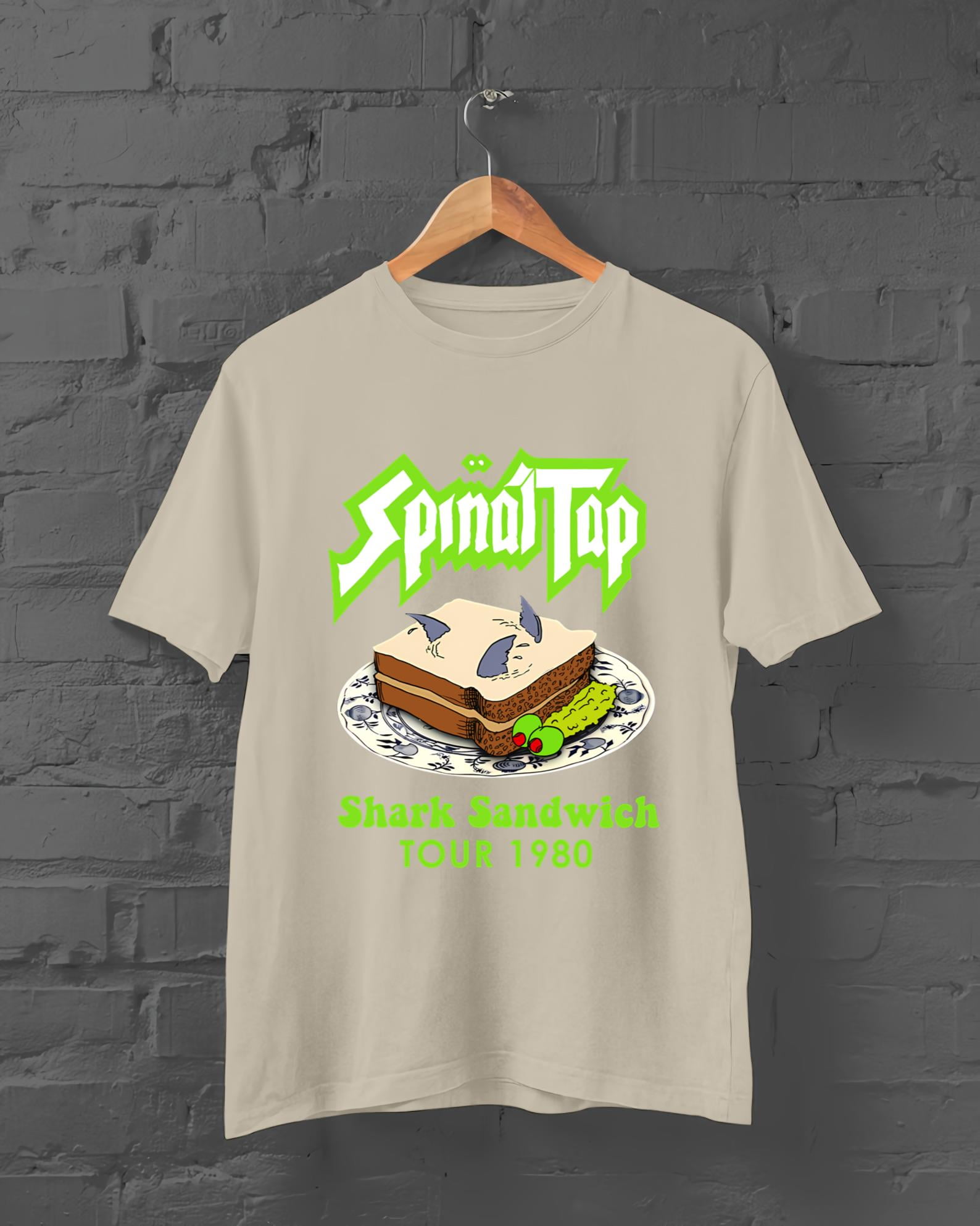Spinal Tap Shark Sandwich Tour 1980 T Shirt Spinal Tap Shark Sandwich Tour 1980 T Shirt