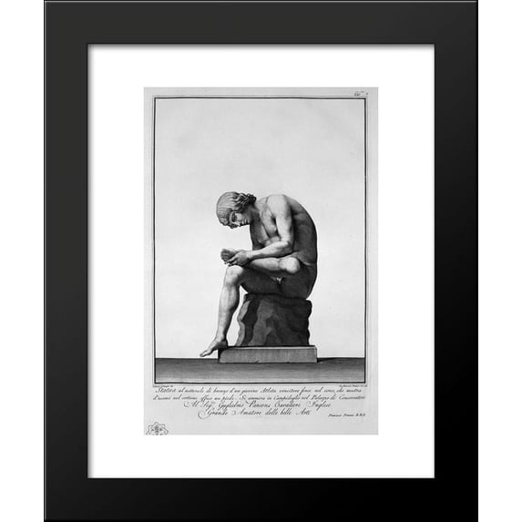 Spinario 20x24 Framed Art Print by Piranesi, Giovanni Battista