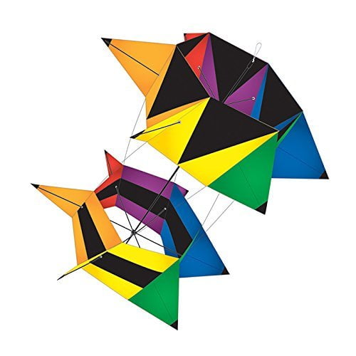 Spinbox Supersize Cellular 36in Nylon Kite With Fiberglass Airframe Wind N Sun Brainstorm Kites
