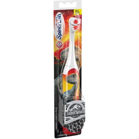 Spinbrush Jurassic World Kid's Toothbrush 1 ea (Pack of 2)
