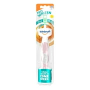 Spinbrush PRO WHITEN Battery Powered Toothbrush for Adults, Whitening Soft Bristles, Color May Vary