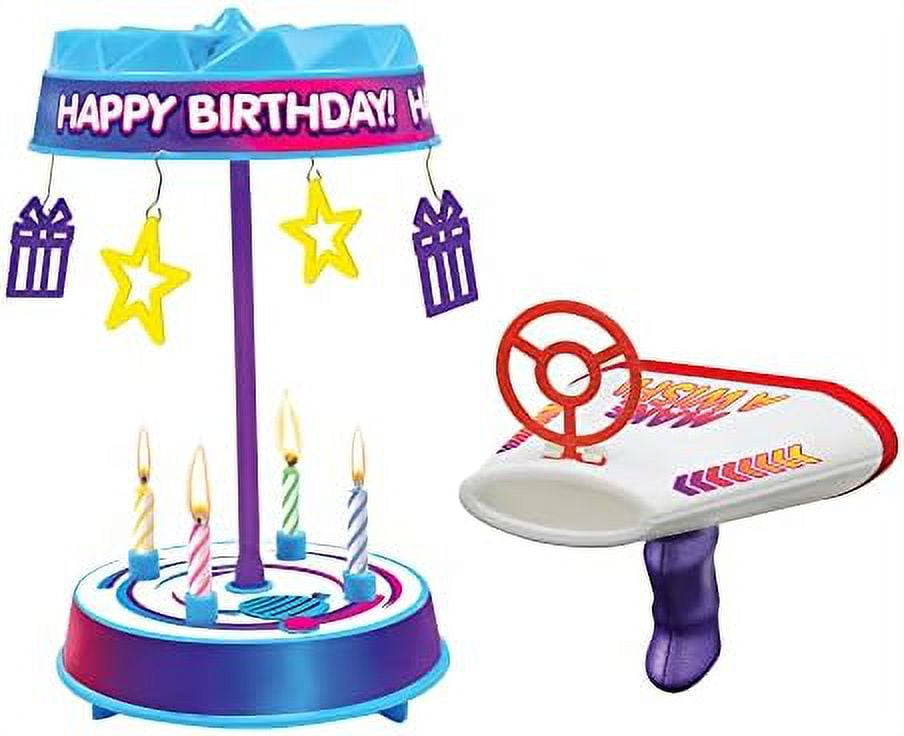 Spincredible Candle, Singing CandlePowered Spinning Cake Topper With