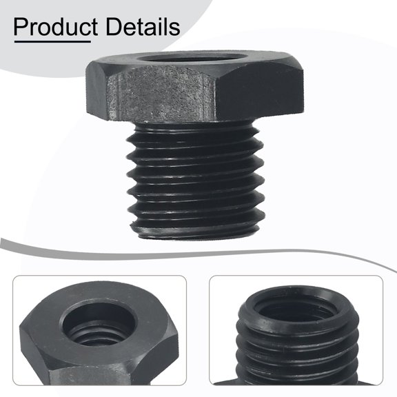 Spindle Adapter Chuck Adapter Durable M18X2.5 To 1-8Tpi Spindle Chuck Adapter Sturdy Wood Turning Tool Wood Lathe Smile Home
