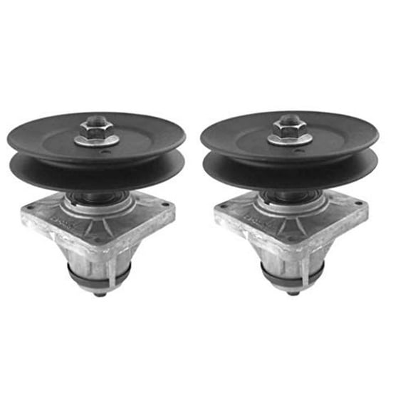 Spindle Mandrel Assembly w/Pulley Compatible with CUB Cadet MTD 618-0625B 618-0660 918-0625B 918-0660 (Pack of 2)