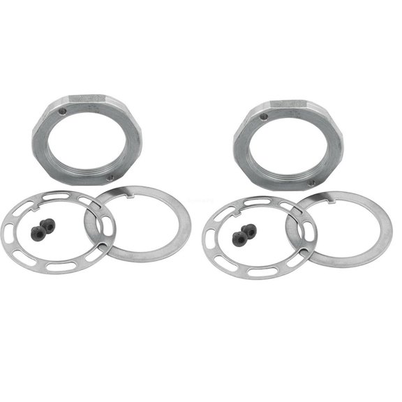 Spindle Nut Kit 2 Pin Aluminum Allstar, Howe, PCR 5x5 and most wide 5 hubs PAIR