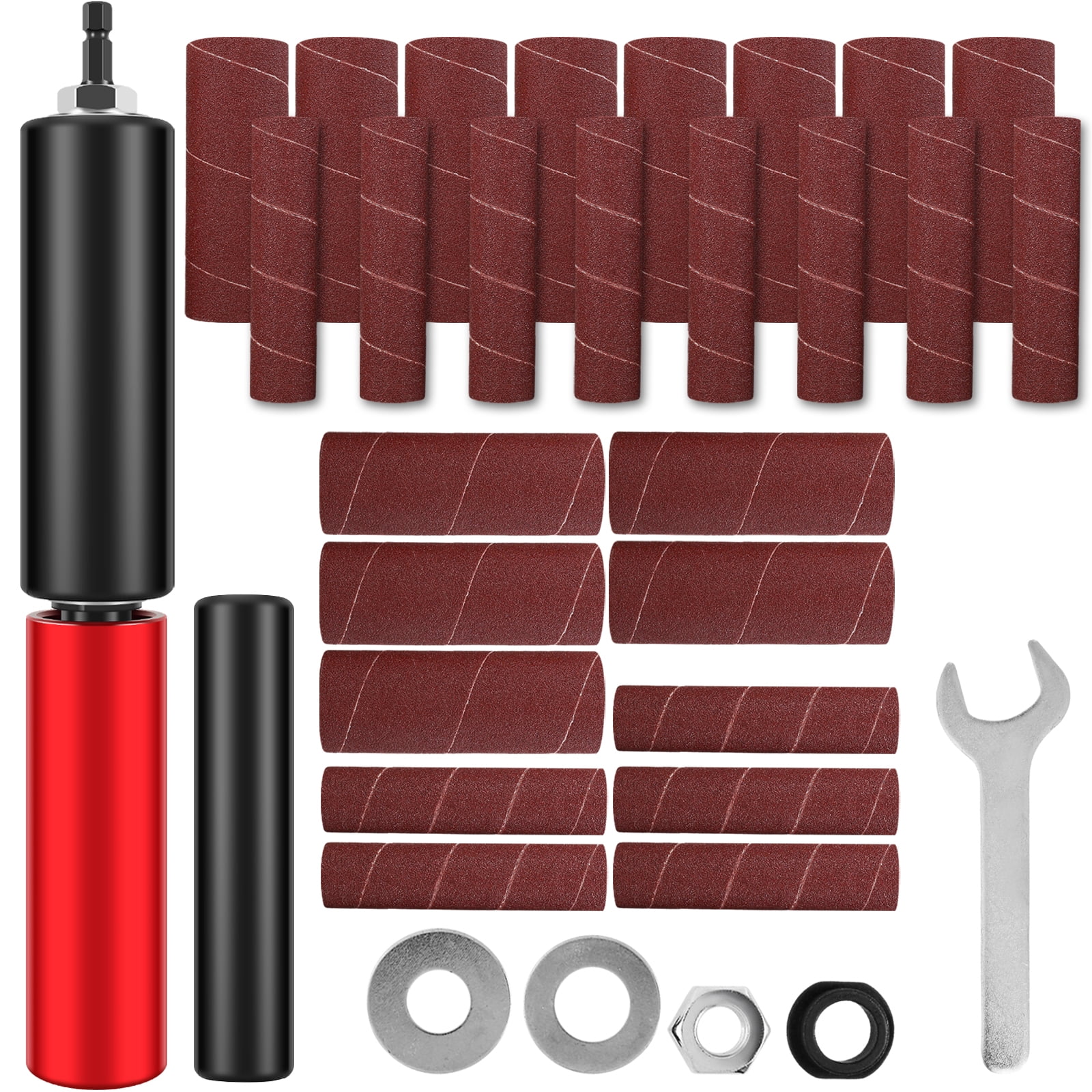 Spindle Sander Adapter for Drill Portable Drum Sander Handheld Sanding