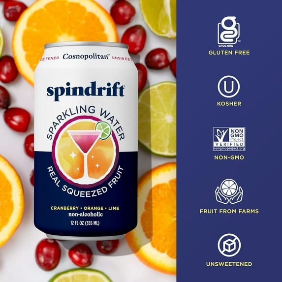 Spindrift Cosnopolitan Can 12 Ounce (1-Can)