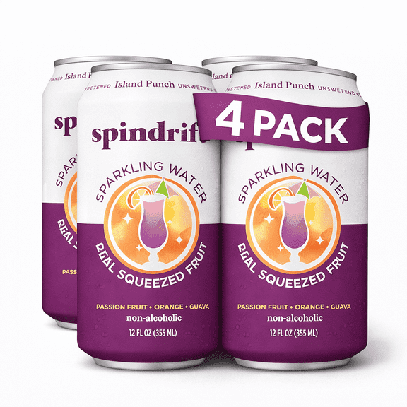 Spindrift Island Punch, 12 FL oz - ( 4 Pack )