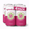 thumbnail image 1 of Spindrift Sparkling Water, Raspberry Lime Flavored, Made with Real Squeezed Fruit, Only 9 Calories per Can, 12 Fl Oz Cans, Pack of 4, 1 of 6