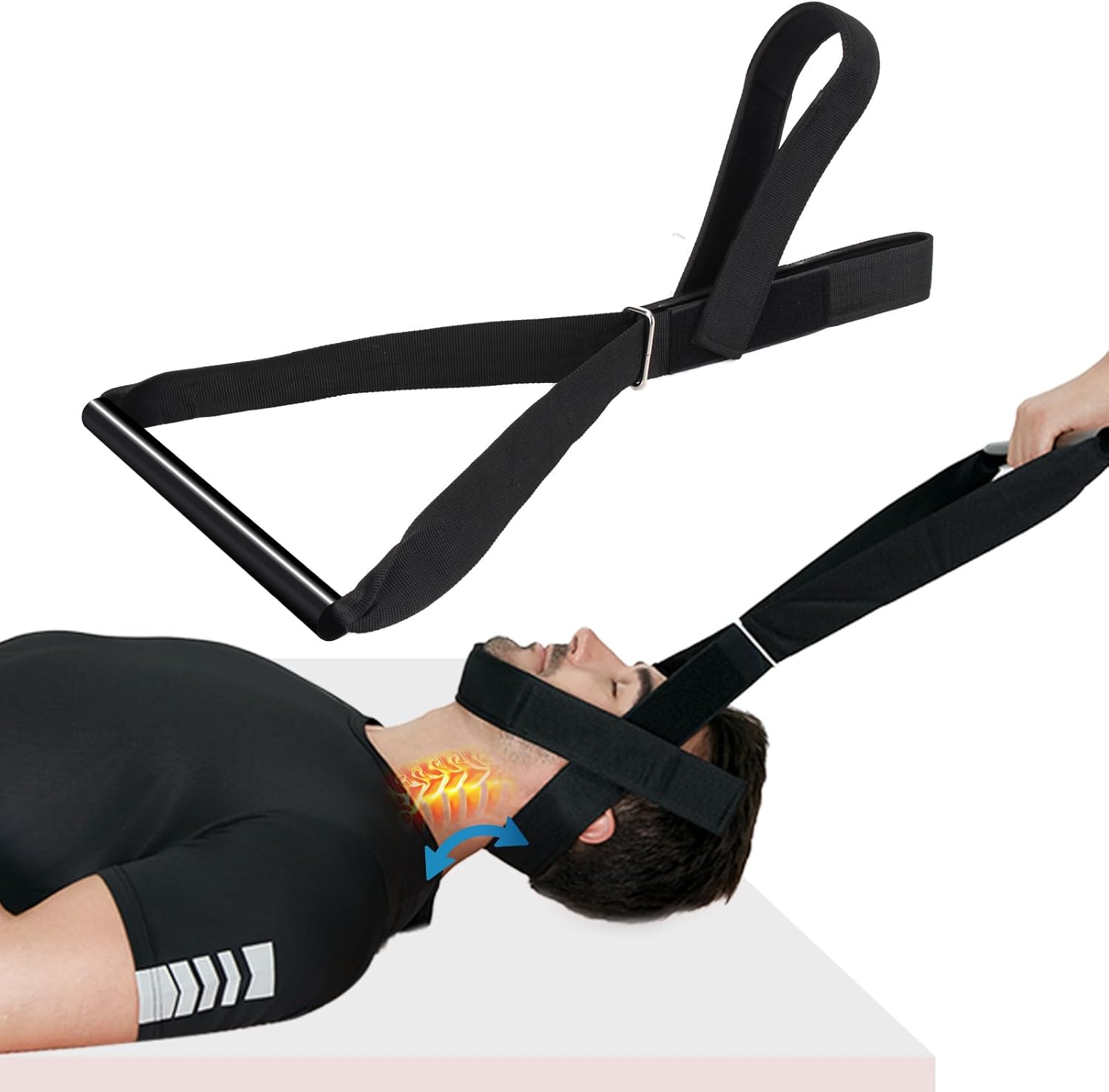 Spine Chiropractic Tool, Neck Stretcher Strap for Neck