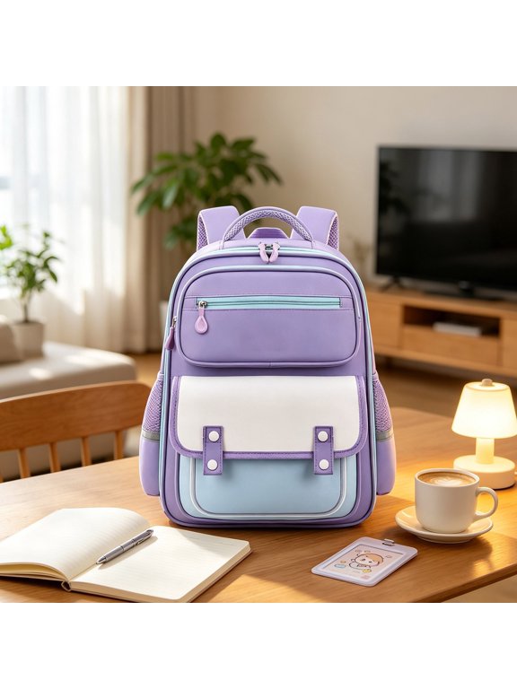Spine Protection Backpack Ergonomic Breathable Bookbag Adjustable Shoulder Daypack with Multi Pocket for College Travel Outdoor Commute Storage Bag