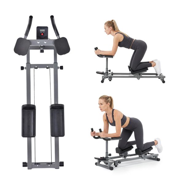 Spine Twist & Stretch Trainer, Crawl Workout Machine | 5-Level Adjustable Length & Height, Full-Body Workout Equipment, Low-Impact Core Trainer with Steel Frame for Home Gym