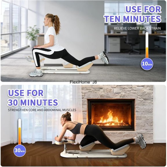 Spine Twist & Stretch Trainer Home Gym Swing Waist Exercise Machine, Ab & Back Stretcher for Core Lower Back Training, Full Body Stretch Twist Waist Leg Workout Equipment, US Local Ship