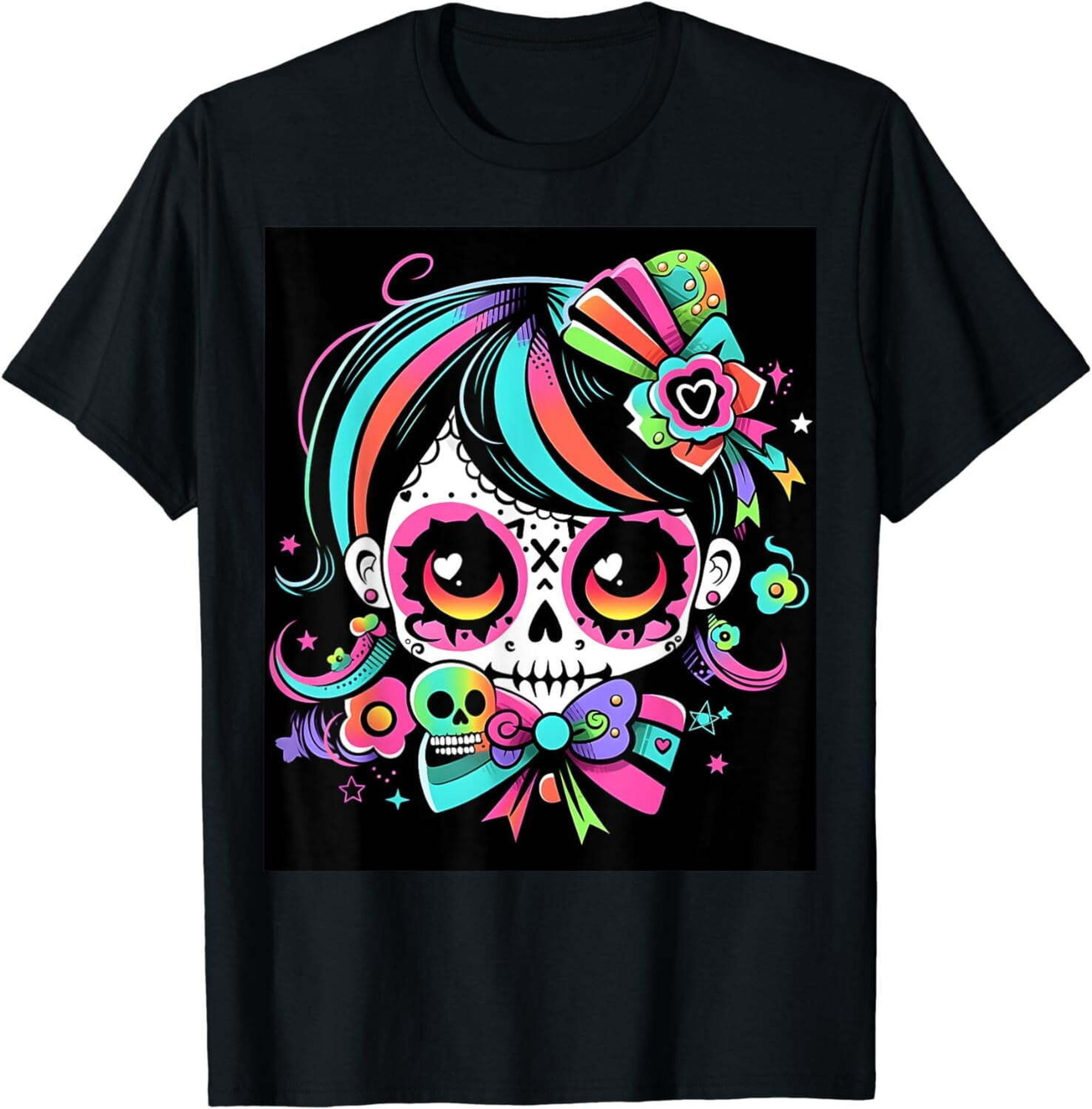 Spine-tingling Halloween Skull Graphic Design Women's Men's T-Shirt ...