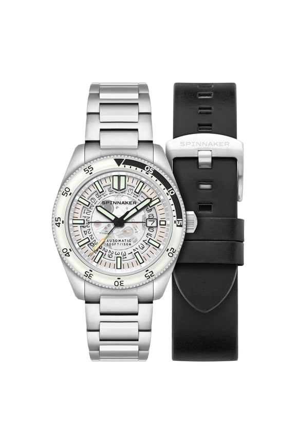 Spinnaker Fleuss Stainless Steel 43mm Japanese Automatic Wristwatch SP-5118-33