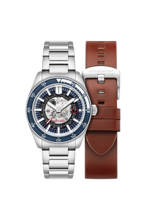 Spinnaker Fleuss Stainless Steel 43mm Japanese Automatic Wristwatch SP-5118-22