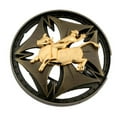 thumbnail image 1 of Spinner Belt Buckle Rodeo Bull Rider Western Rodeo Texas Gold Metal New Fashion, 1 of 2