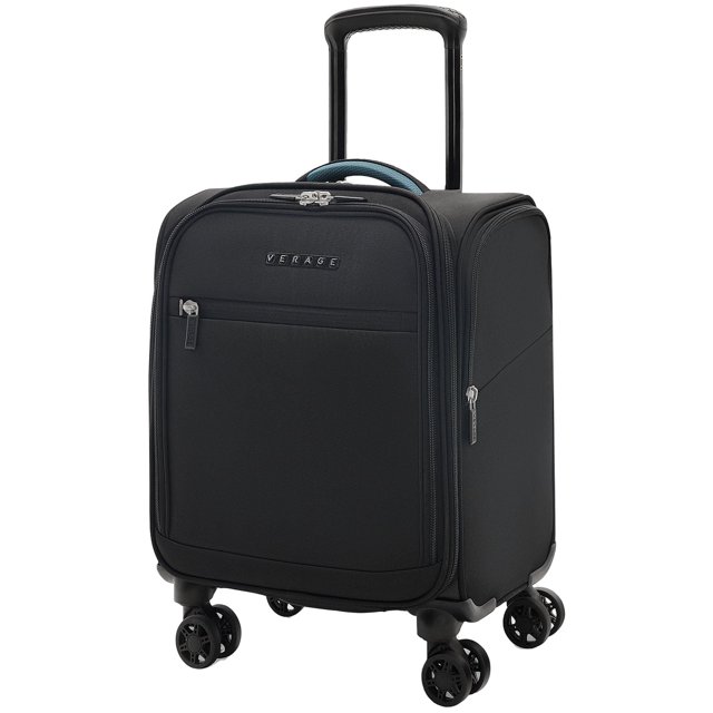 Spinner Carry On Underseat Luggage with USB Port, Softside Small