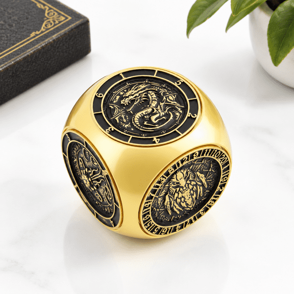 Spinner Dnd 7-in-1 Metal D&d Cube Fidget Set