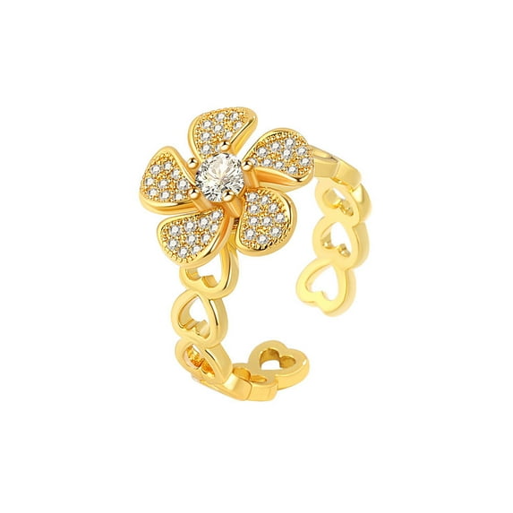 Spinner Fidget Ring Birthday Gift for Daughter Mom Sunflower Spinning Fidget Ring for Teens To My Daughter Adjustable Anti-Anxiety Spinner Ring Anti Anxiety Fidget Ring Stress Jewelry Gift