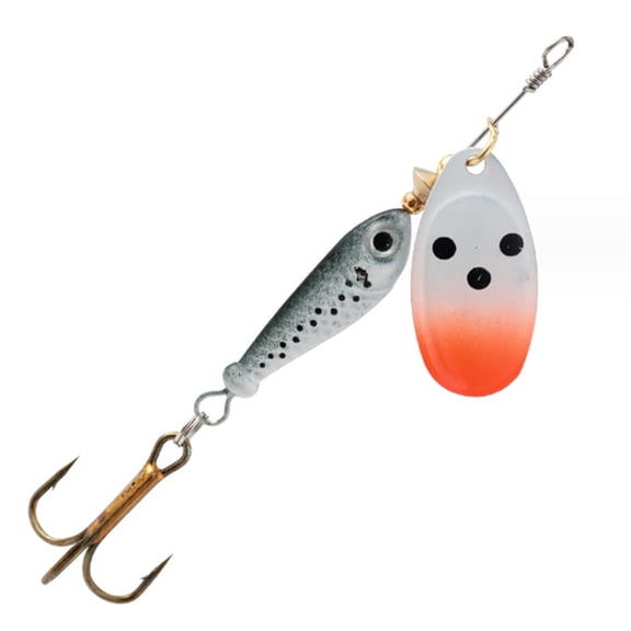 Spinner Fishing Lures with Triple Hooks Metal Lures Hard Metal Spinner Baits Fishing Accessories for Freshwater