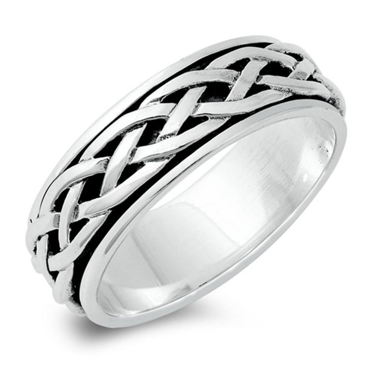 Sterling Spinner Rings - Sizes 6-14 Sterling Spinner Rings - Sizes 6-14