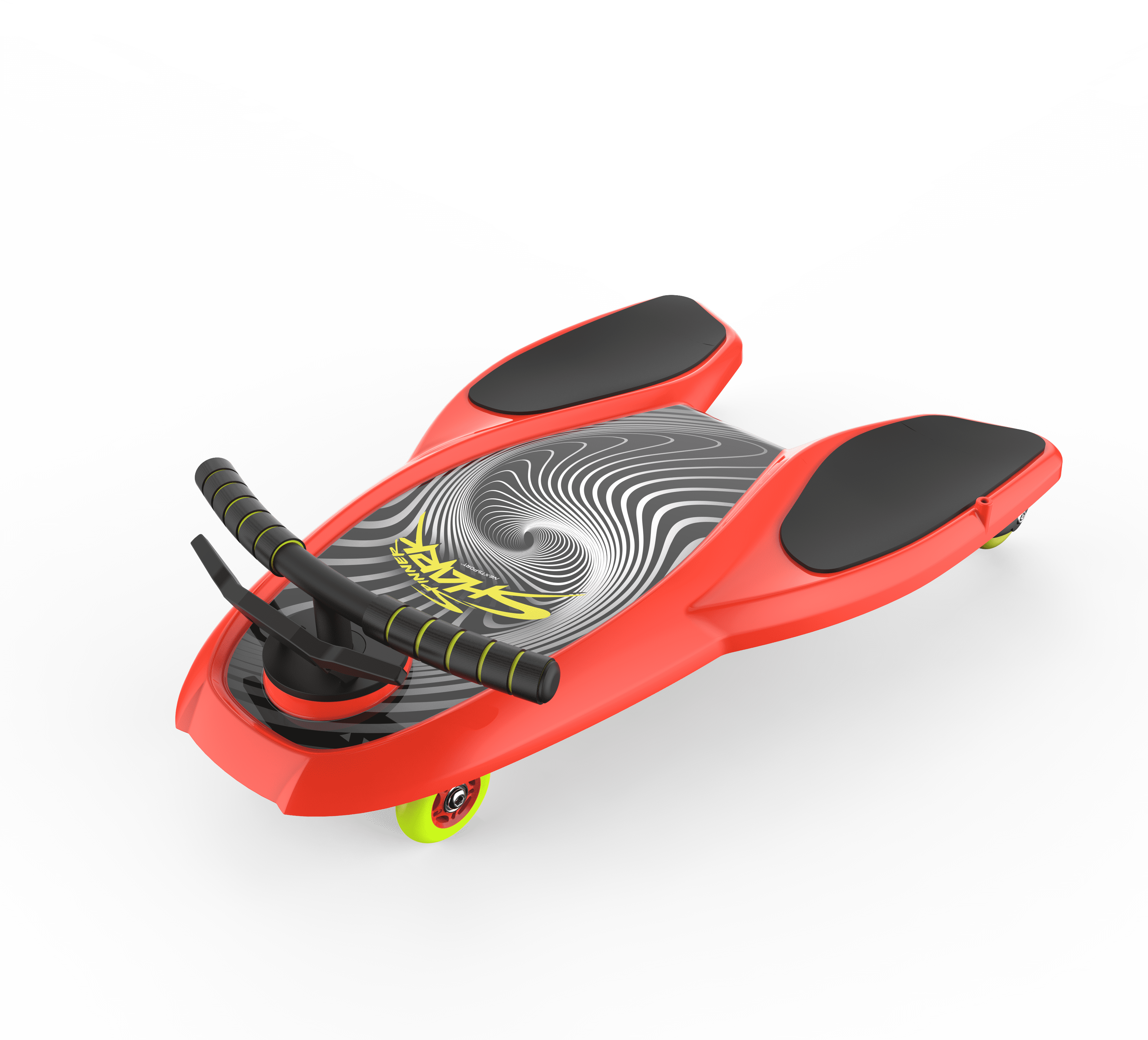 Spinner Shark Drifting Kneeboard Ride on Caster Board for Kids