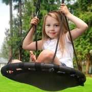 Spinner Swing Kids Round Mat Swing Great for Tree, Backyard, Playground [New Improved 2020 Design!] (24 Mat Seat)