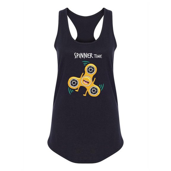 Spinner Time Racerback Tank Women -Image by Shutterstock, Female Large
