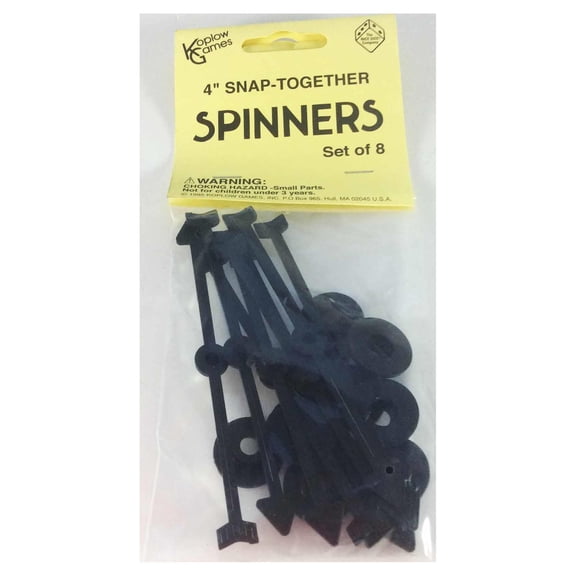 Spinners, 4", Set of 8